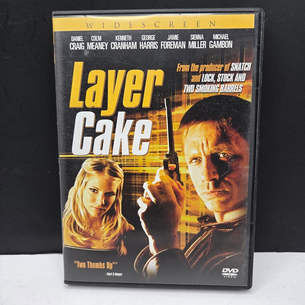 Sony Layer Cake DVD Widescreen Daniel Craig Crime Thriller Movie R Tom Hardy